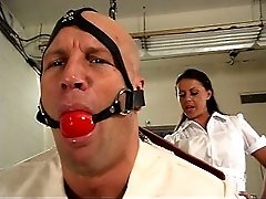 Slave covered in cunt and cock juices